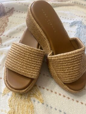 Marc Fisher Woven Daylin Platform Sandals